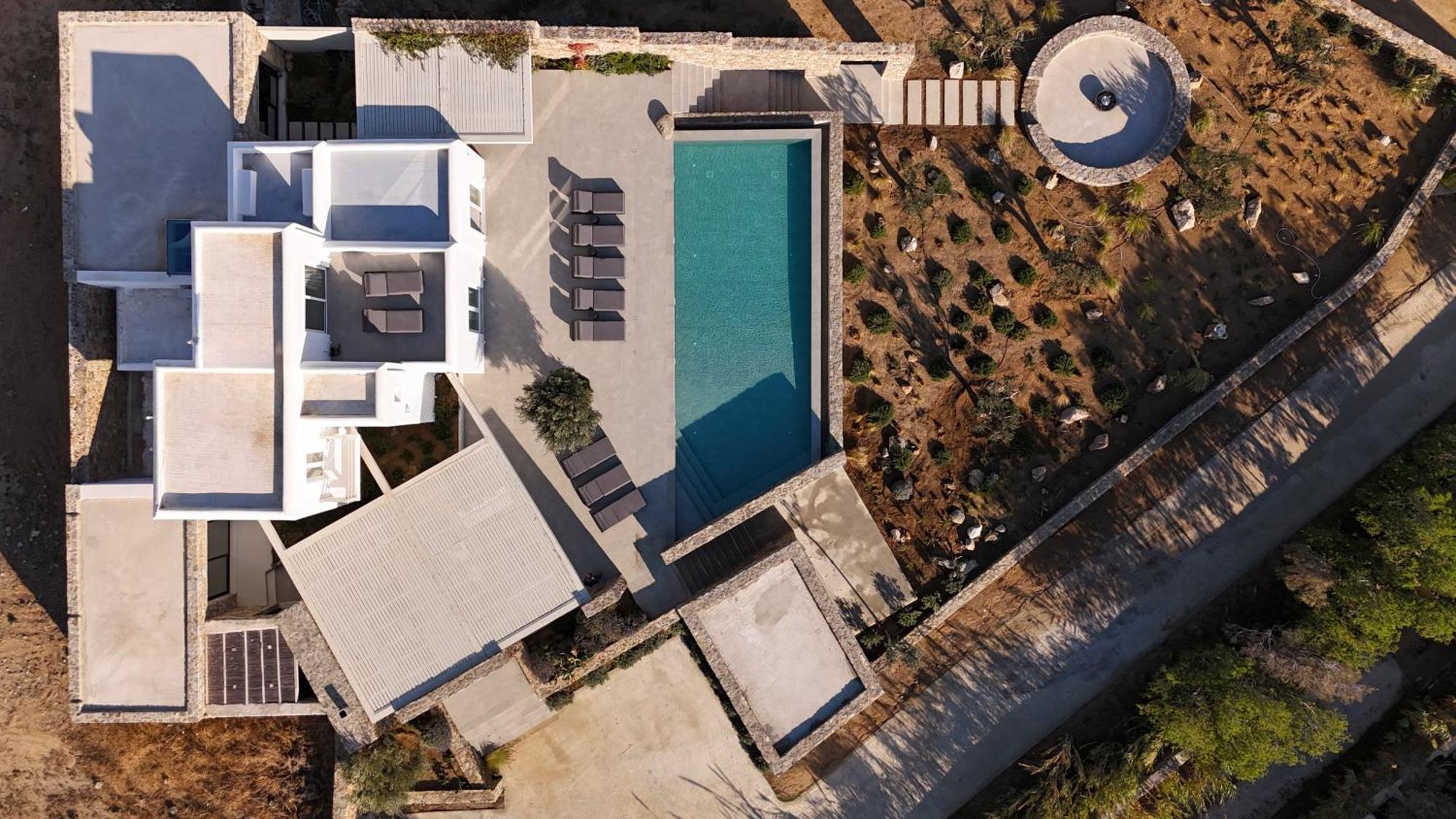 Blue Eye Grand Villa Mykonos Калафатис Экстерьер фото