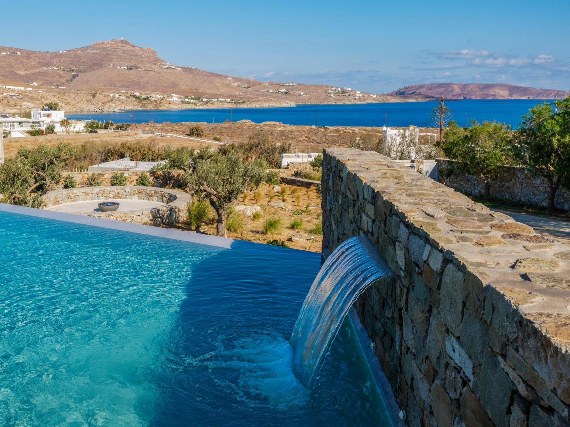 Blue Eye Grand Villa Mykonos Калафатис Экстерьер фото