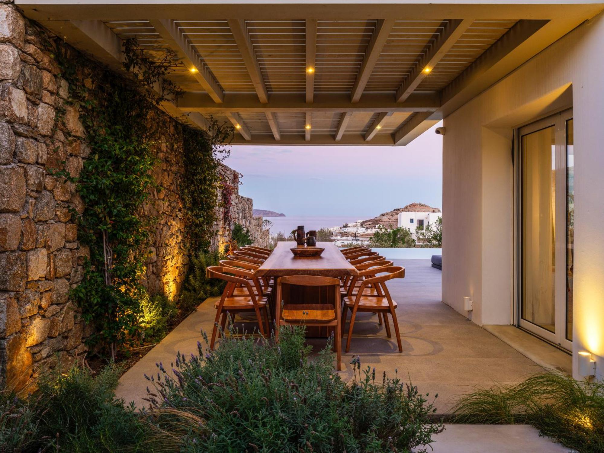 Blue Eye Grand Villa Mykonos Калафатис Экстерьер фото