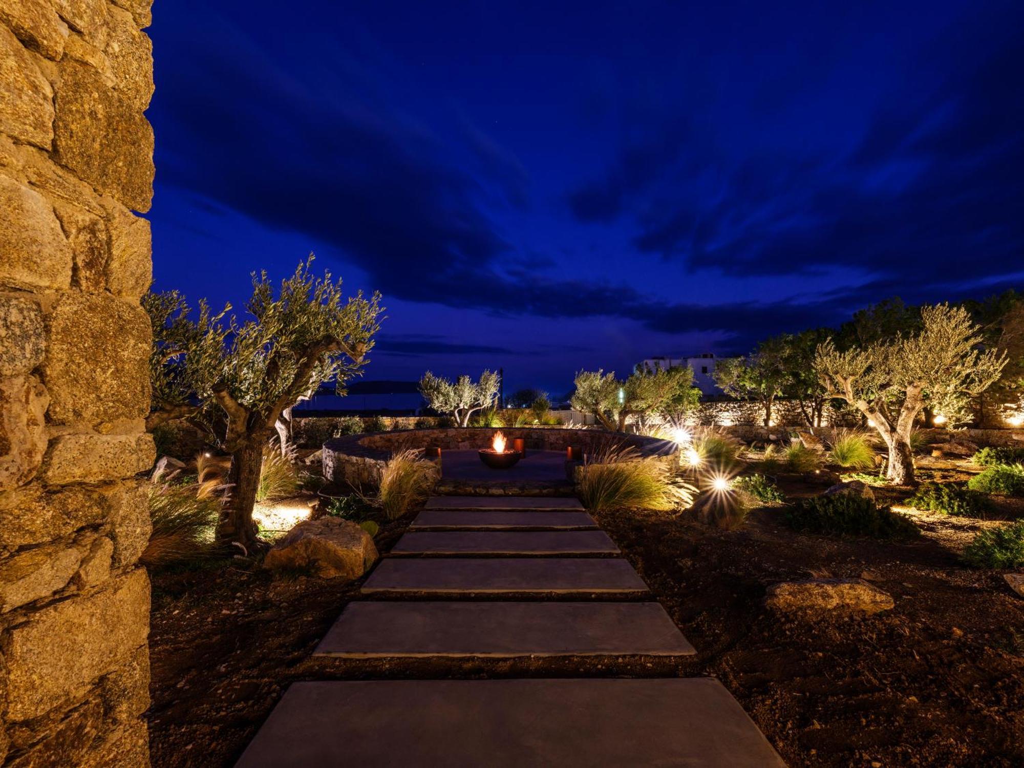 Blue Eye Grand Villa Mykonos Калафатис Экстерьер фото
