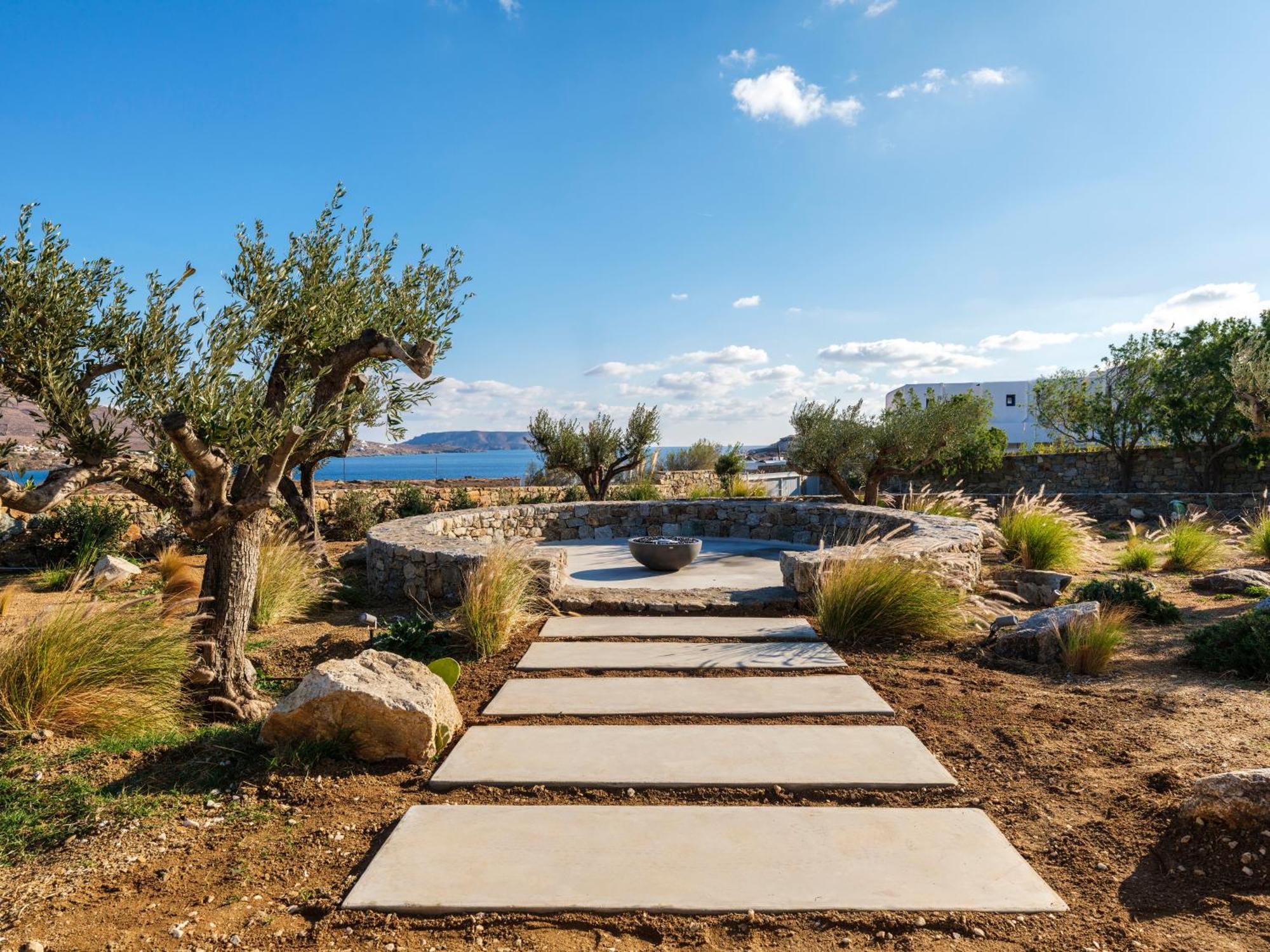 Blue Eye Grand Villa Mykonos Калафатис Экстерьер фото