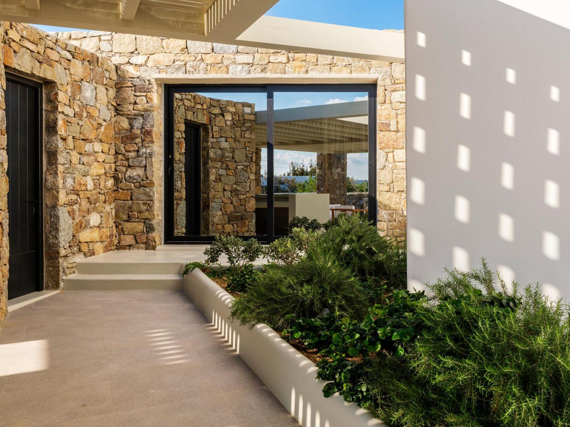 Blue Eye Grand Villa Mykonos Калафатис Экстерьер фото