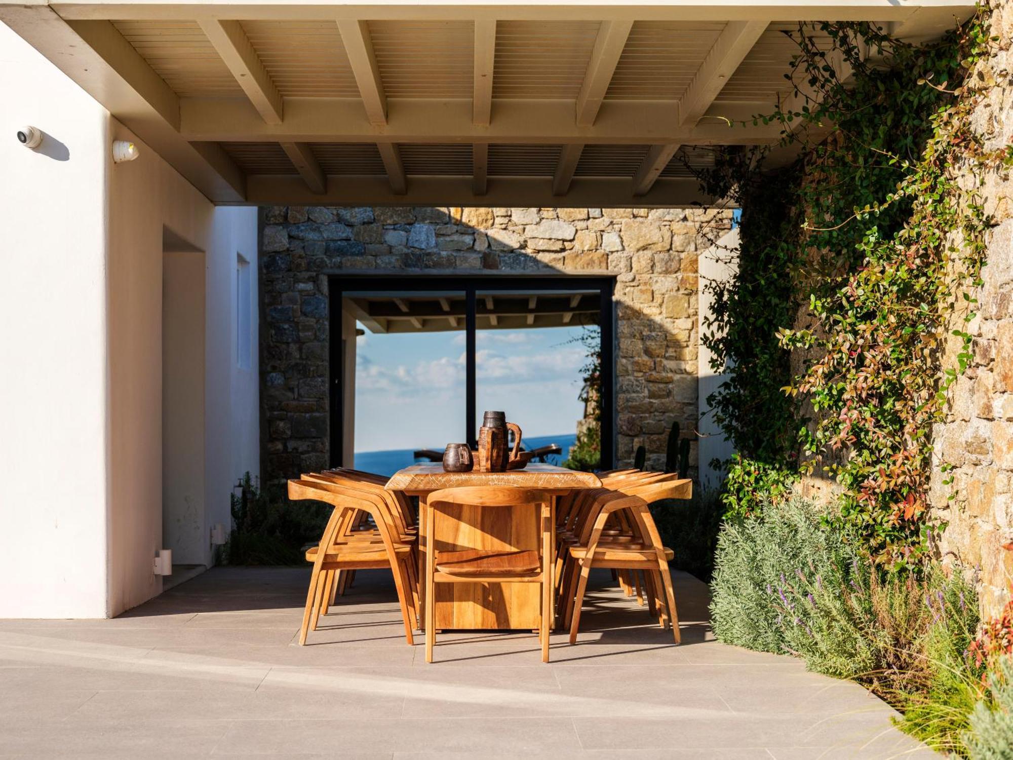 Blue Eye Grand Villa Mykonos Калафатис Экстерьер фото